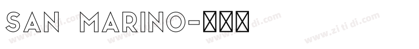 San Marino字体转换